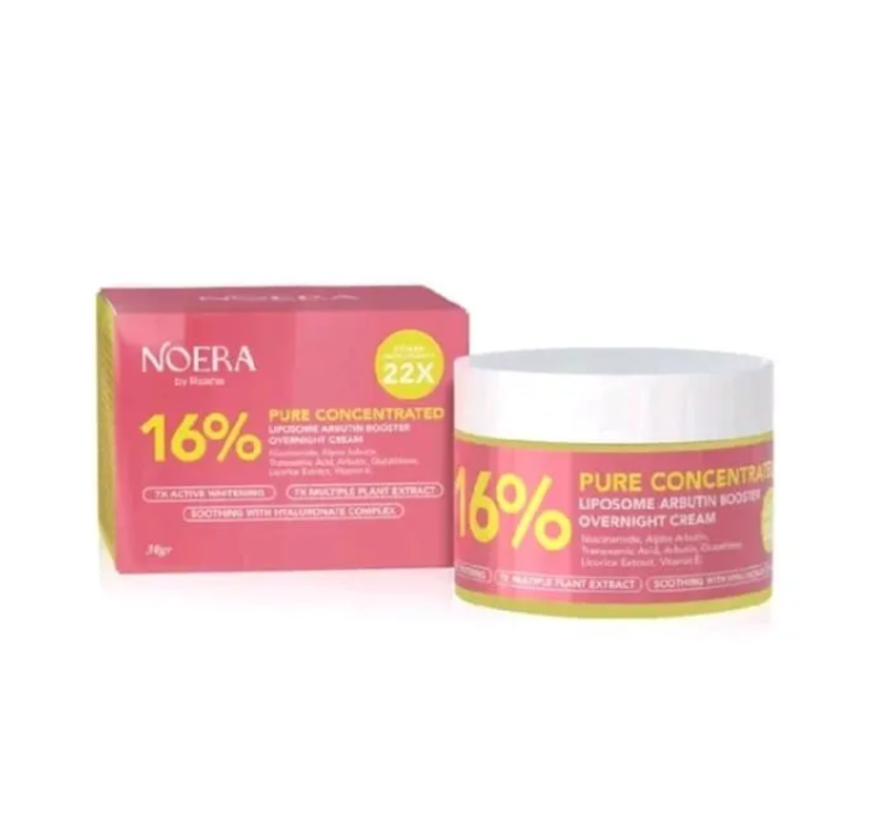 Noera 16% Pure Concentrated Liposome Arbutin Booster Overnight Cream 1
