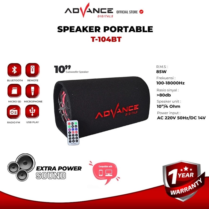 Advance Speaker Bluetooth 4