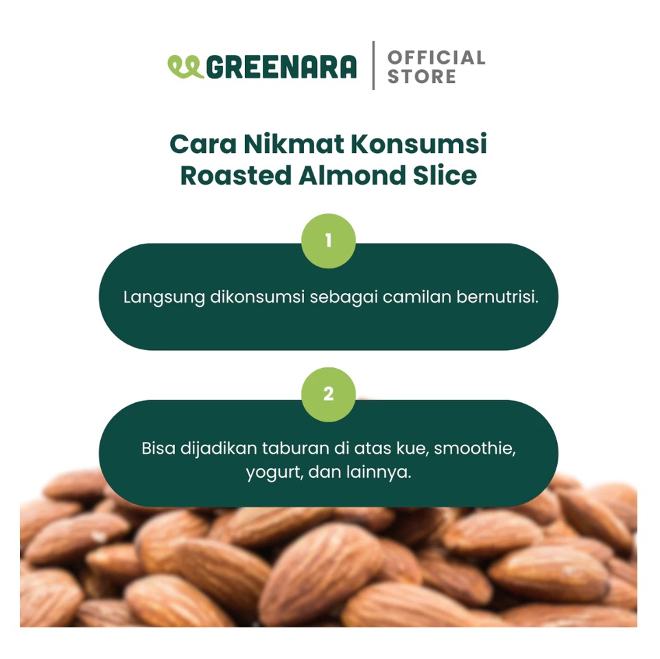 Greenara Almond Slice