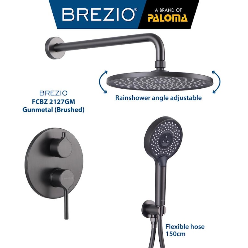 Brezio Wall Faucer Shower 4