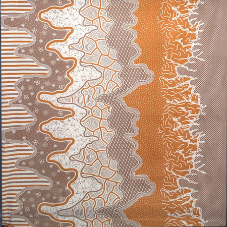 Trusmi Group Batik Trusmi Kain Batik Motif Kombinasi Garis Akar ALS