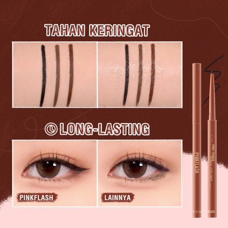 FCL Internasional Indonesia PINKFLASH InfallibleLine Hyperfine Smooth Eyeliner Gel Pencil
