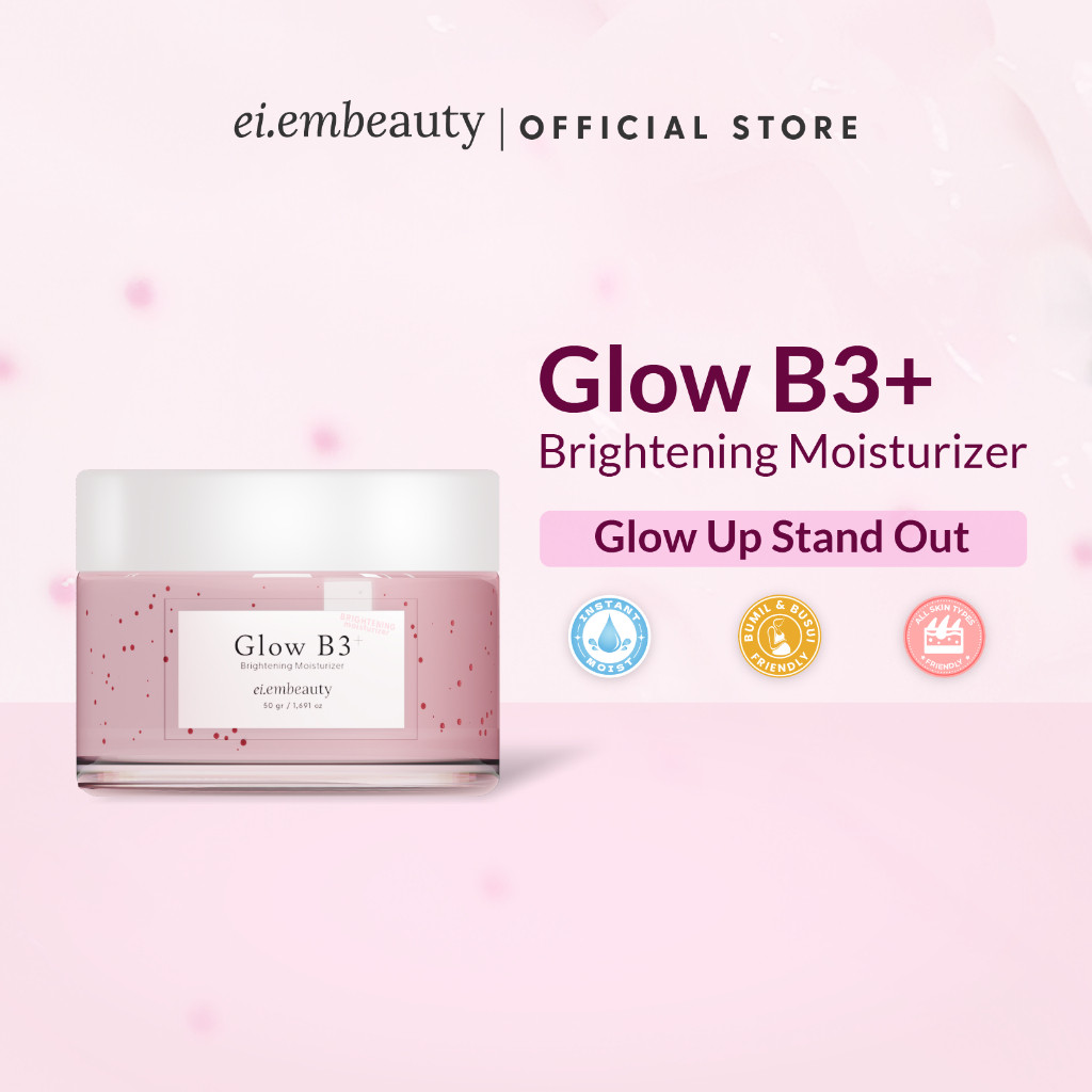 Cantik Alami Sehat EI.EM  BEAUTY GLOW B3+ Brightening Moisturizer
