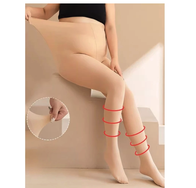  Goddess XL Plus Size Pantyhose Winter Translucent