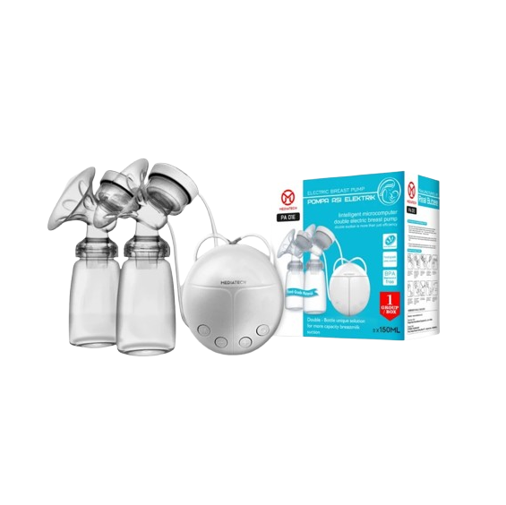 Mediatech X Real Bubee Double Pump Electric Breast Pump ｜ PA 01E