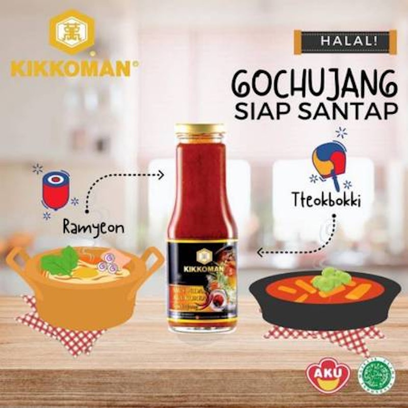 Kikkoman Gochujang Saus Pedas ala Korea 300 gr 4