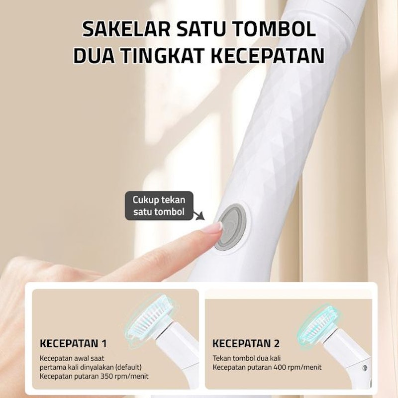GM Bear Sikat Kamar Mandi Electric 6in1 4