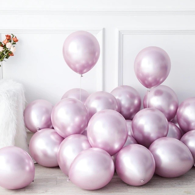 Balon Latex Chrome Double Metalik 12 Inch 3