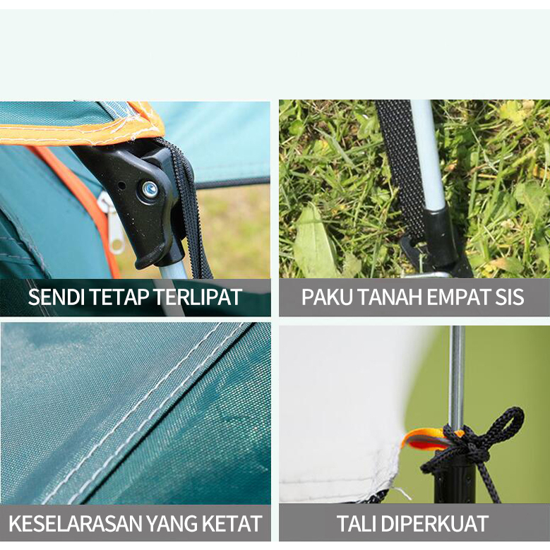  EBUY Tenda Camping Kapasitas 4-6 Orang