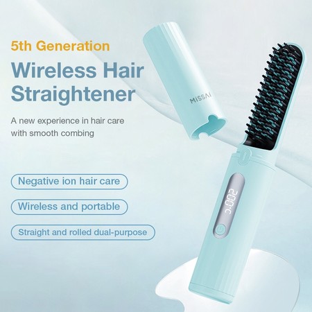 MISSAI 2in1 Sisir Catok Pelurus Rambut 2