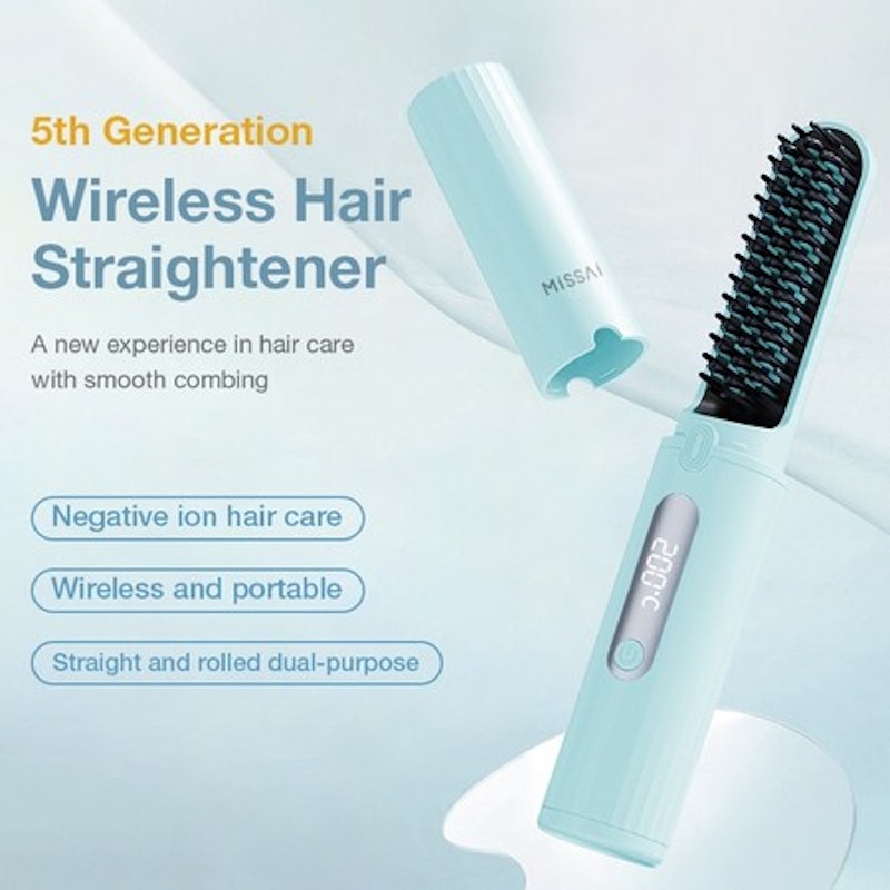 MISSAI 2in1 Sisir Catok Pelurus Rambut 2