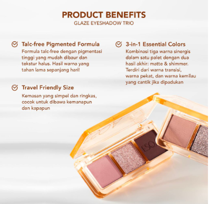 Glaze Eyeshadow Trio - Moment for Life 4