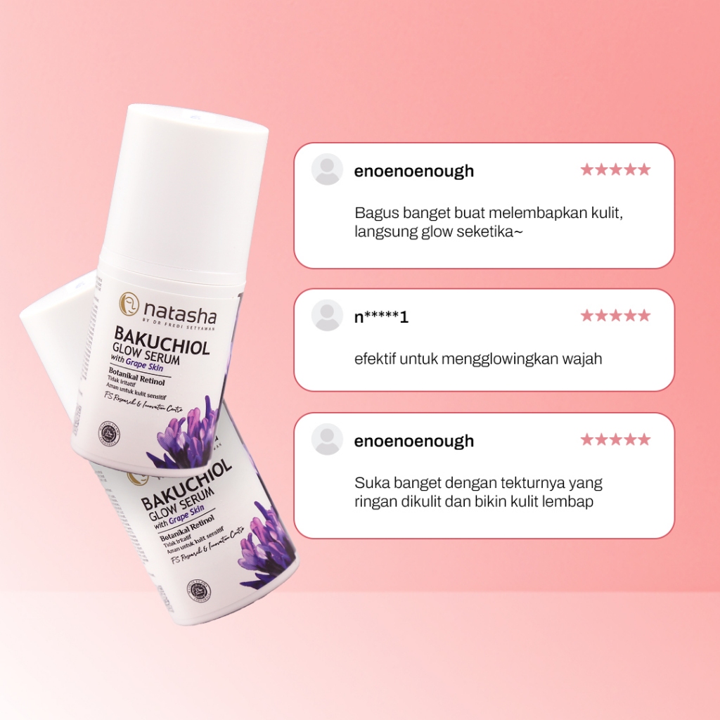 Pesona Natasha Gemilang Natasha Bakuchiol Glow Serum