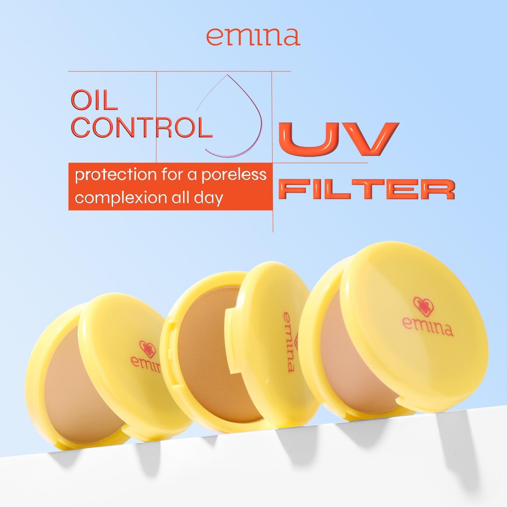 Paragon Technology and Innovation Emina Emina Daily Matte Compact Powder 02 Natural