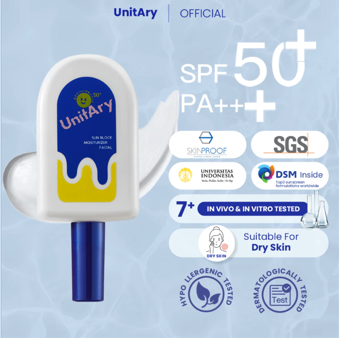 Unitary France Unitary Sun Block Moisturizer Facial SPF50+ PA++++
