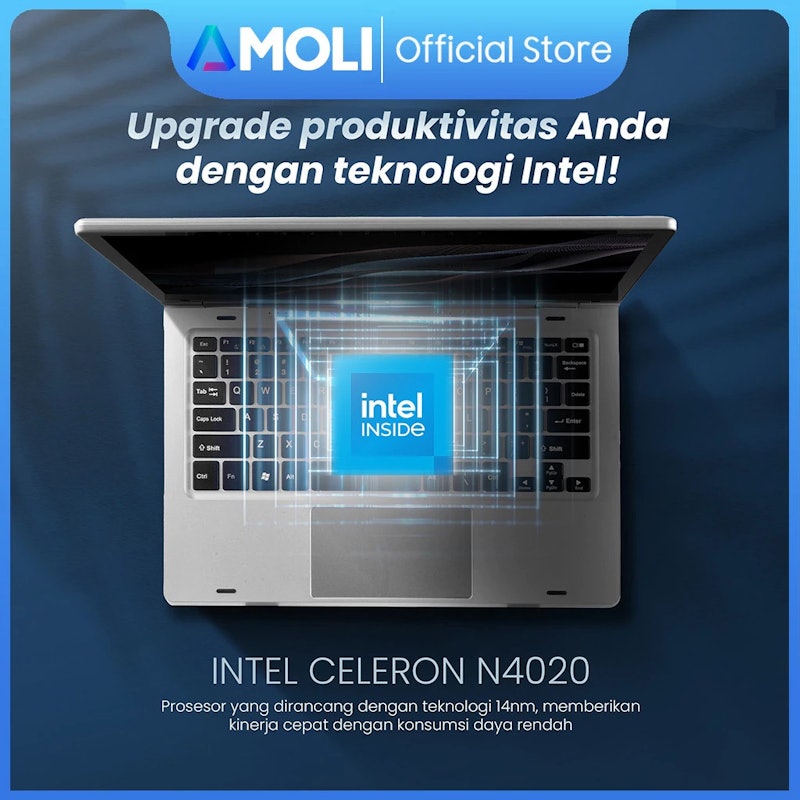AMOLI 2 in1 Laptop Touchscreen Intel N4020 2