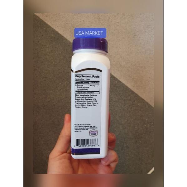 21st Century HealthCare 21st Century L-Arginine 1000 mg