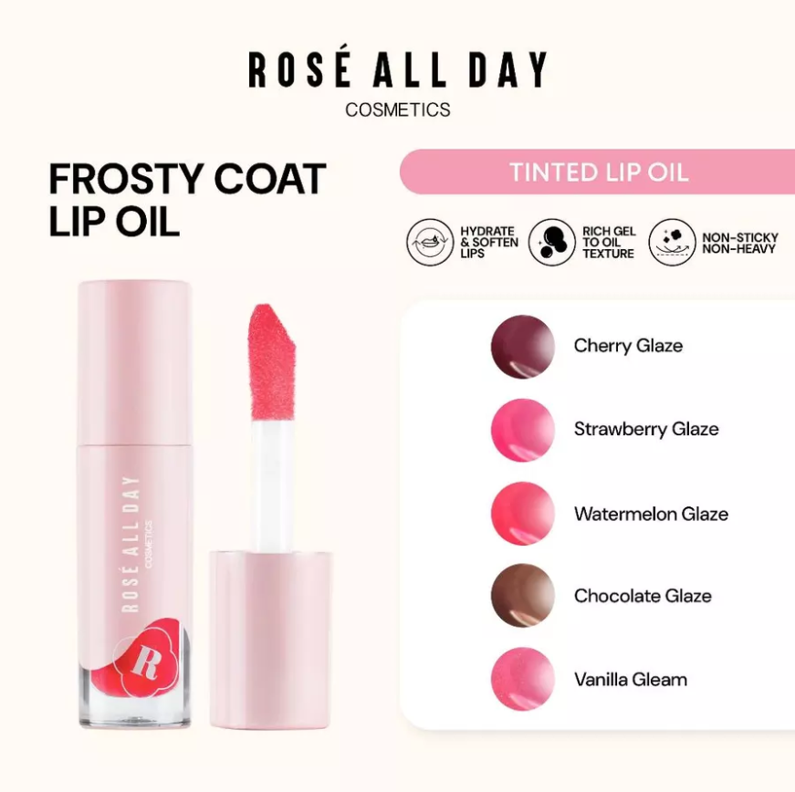 Rosé All Day Frosty Coat Lip Oil 2