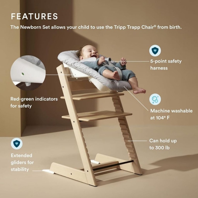 Mothercare Stokke Tripp Trapp Complete High Chair (Baby Set) 3