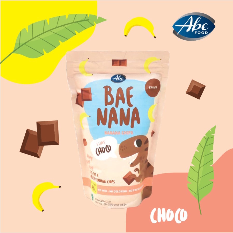 Abe Food Baenana Banana Chips - Choco
