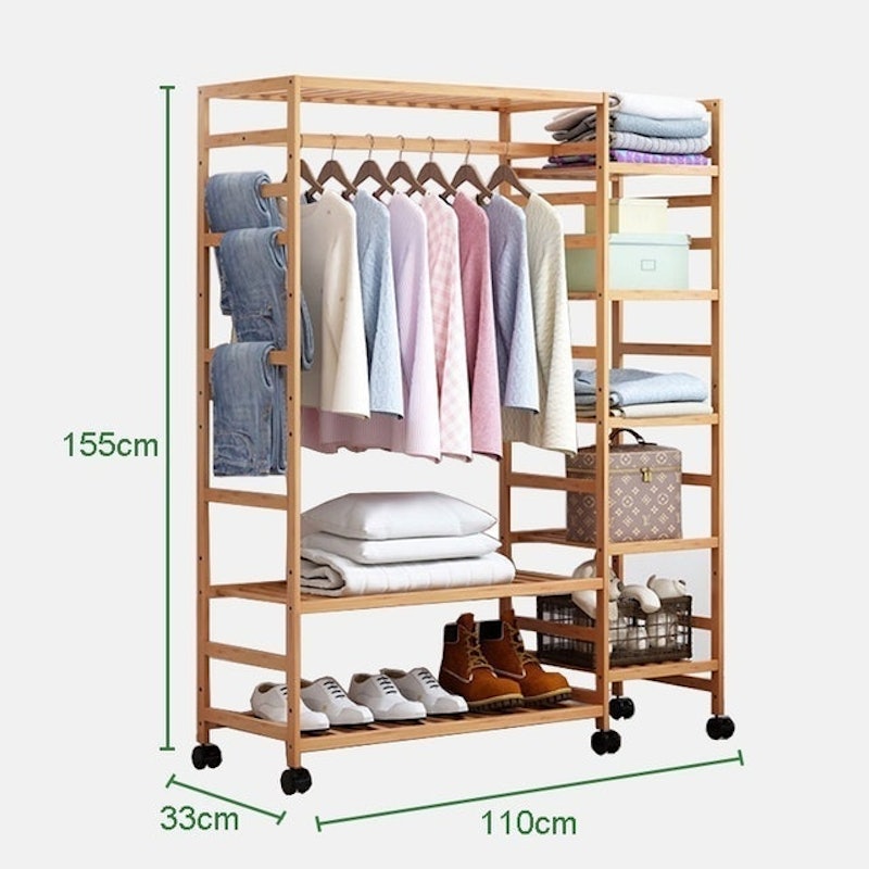Rak Gantungan Baju Tempat Penyimpanan Serbaguna Stand Hanger 4