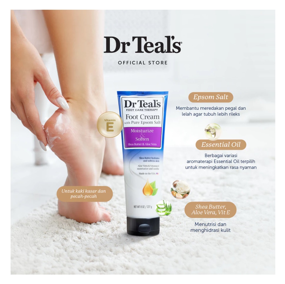 Yellow Wood Partners Dr Teal's® Foot Cream