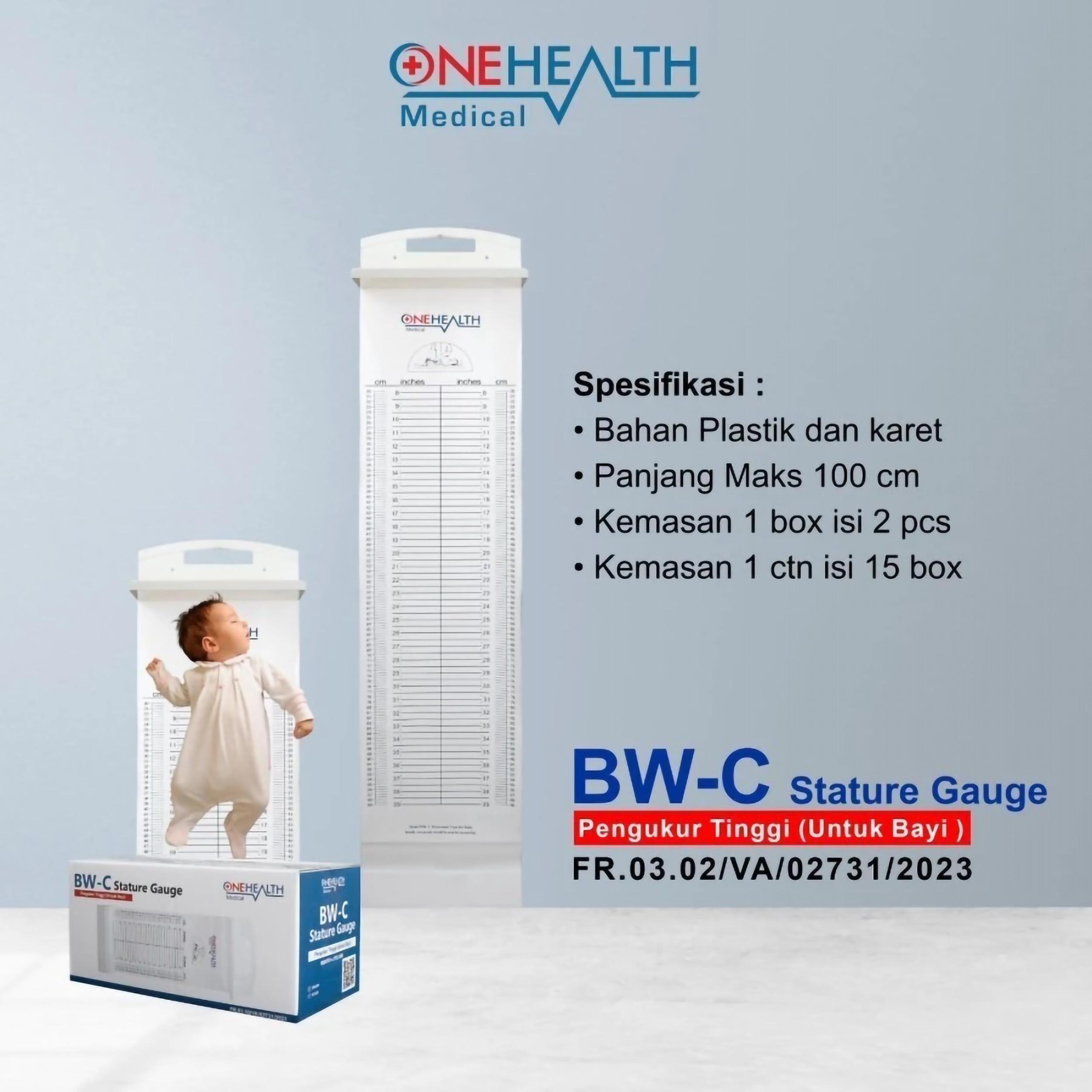 Era Medika Alkesindo OneHealth BW-C Stature Gauge