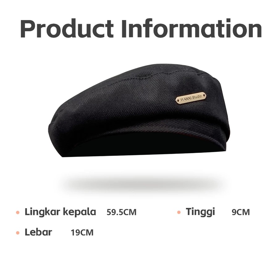  Kroche Wanxi Beret Hat