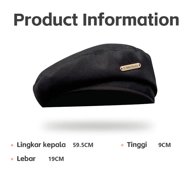 Kroche Wanxi Beret Hat 3