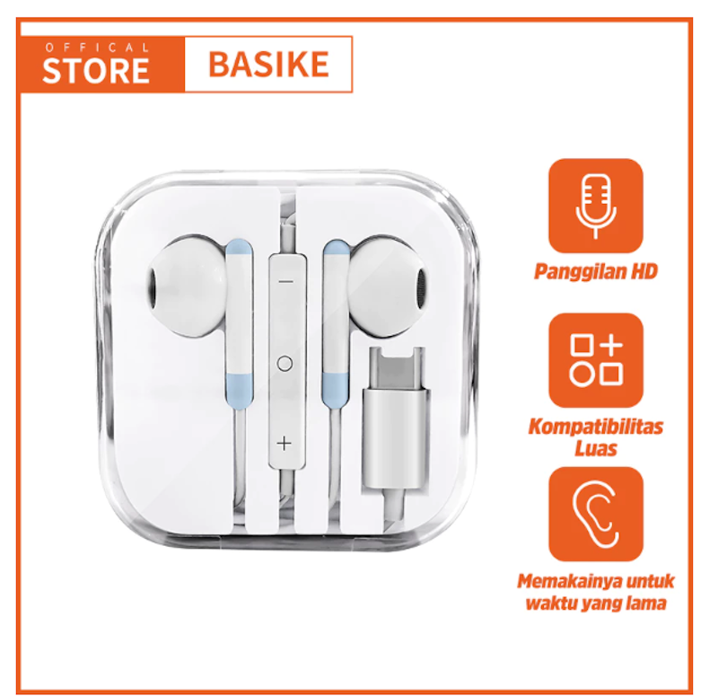 BASIKE Headset Kabel Type-C 2