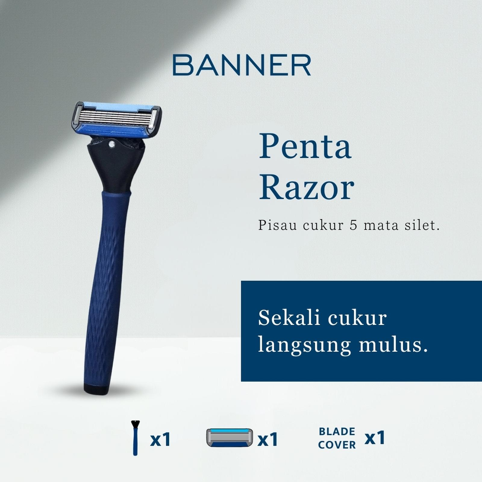 Anugerah Wajah Pria Banner Penta Razor