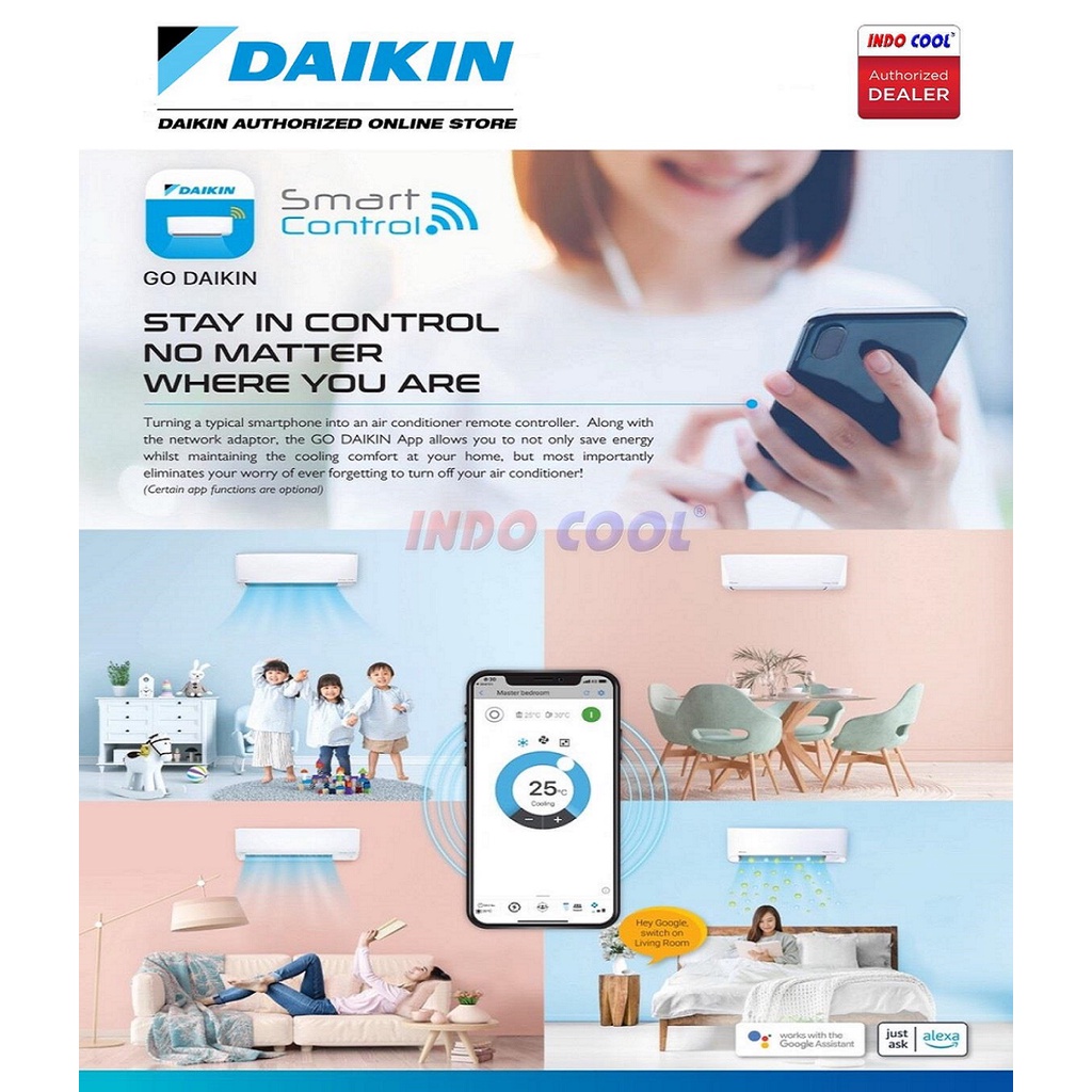 Daikin Daikin AC Split Inverter 3/4 PK FTKC20TV