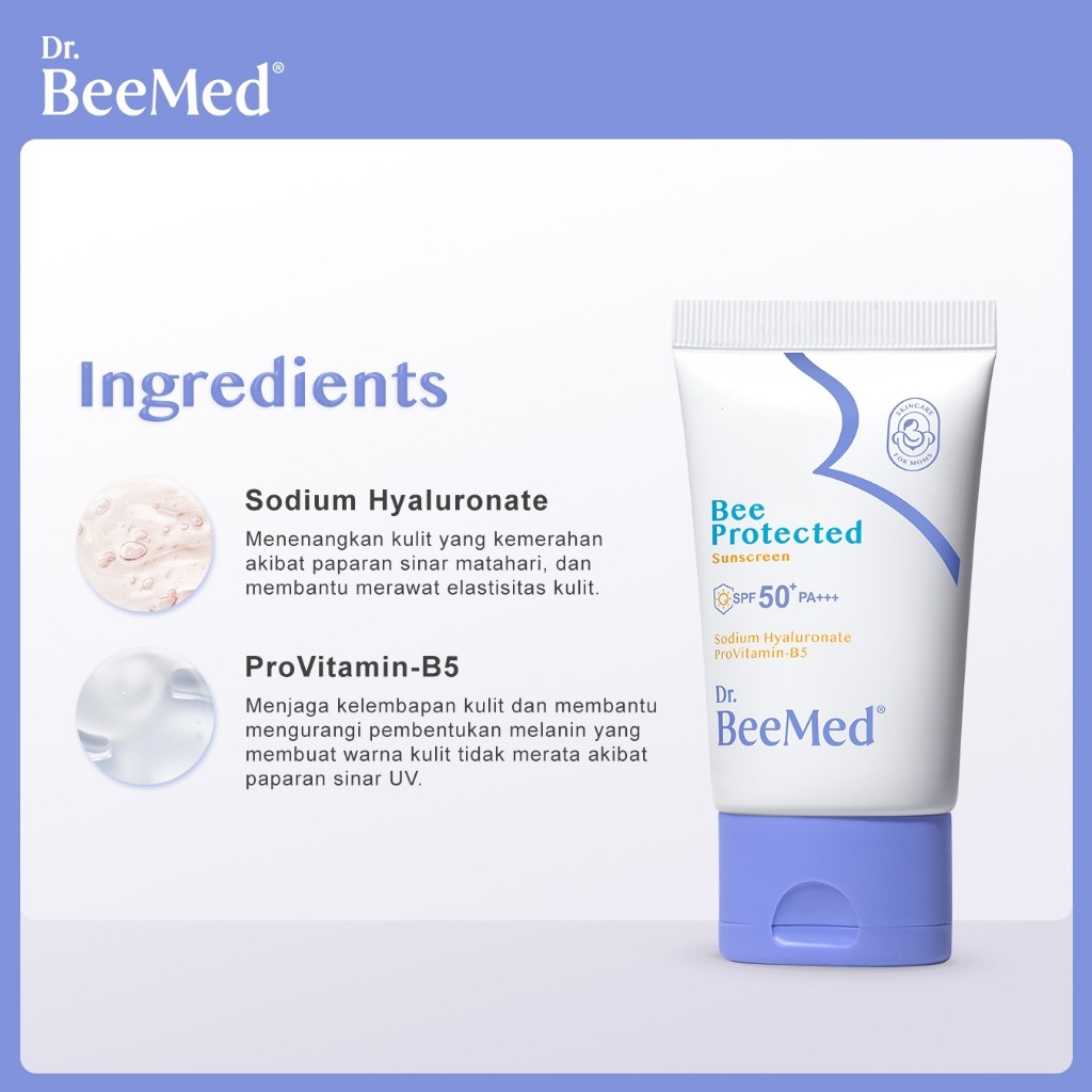 Docbee Deca Indonesia Dr.BeeMed® Bee Protected Sunscreen SPF 50+ PA+++