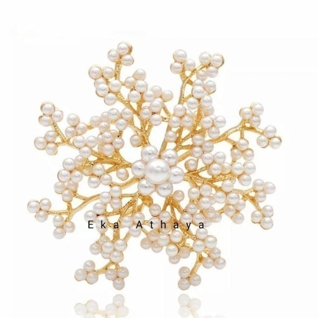 Eka Athaya Bros Kebaya Besar Kutu Baru Premium Mutiara Brukat