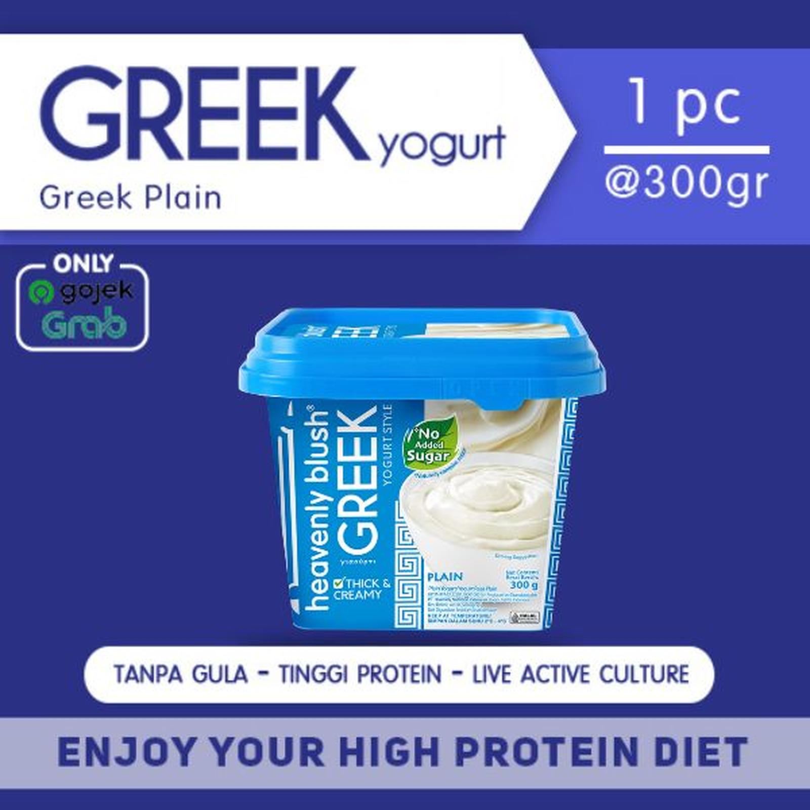Heavenly Nutrition Indonesia Heavenly Blush Greek Yogurt Plain 