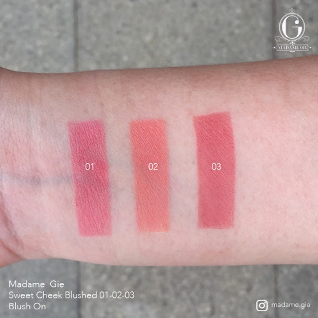 Madame Gie Sweet Cheek Blushed - Blush On 01