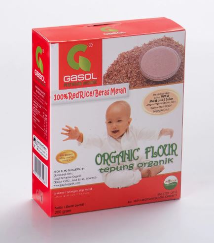 Gasol Organik Tepung Beras Merah