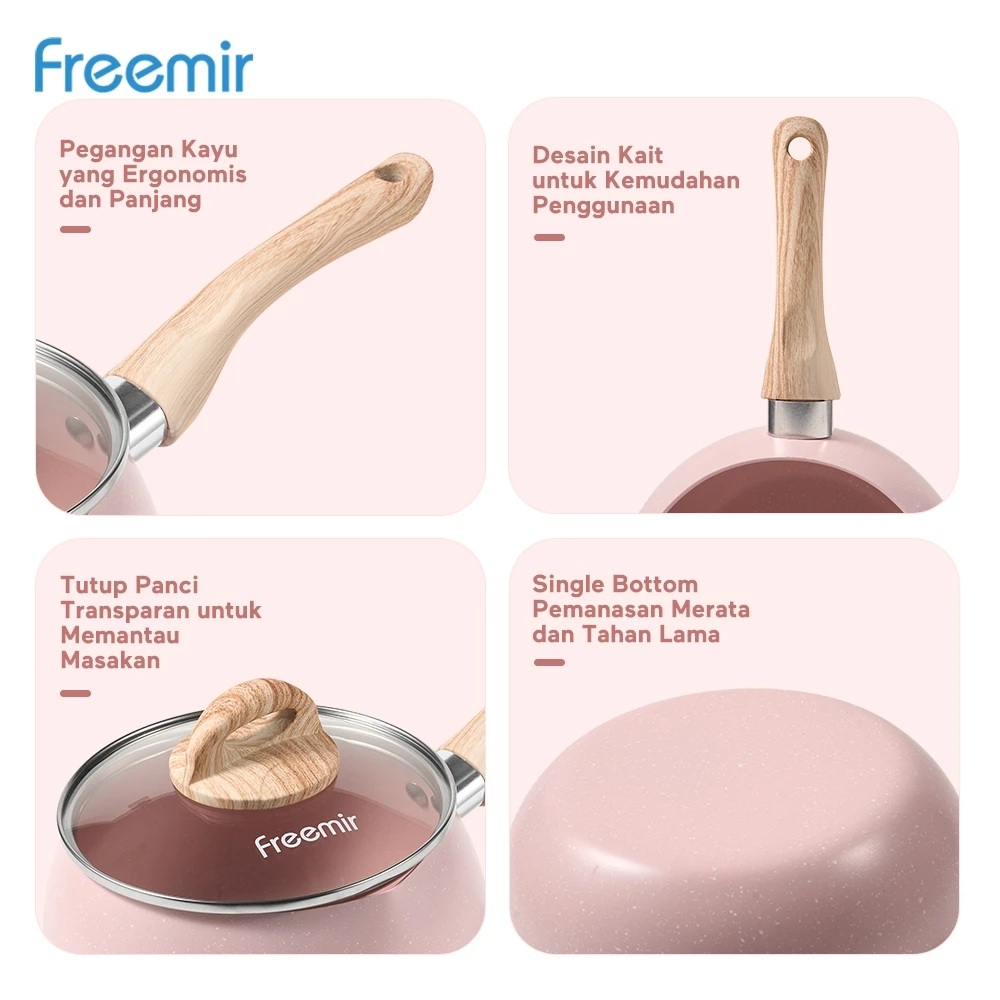 Dachin Etech Global freemir Panci Susu 16 cm