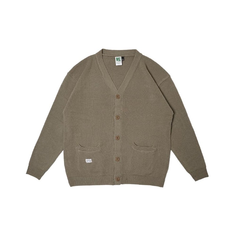 Russ & Co Sweater Cardigan Knitting Rajut Tweed Brown 1
