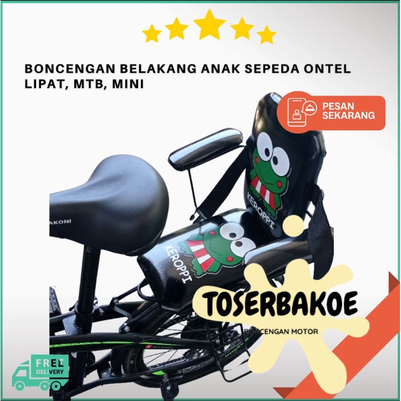 Toserba_Koe Boncengan Onthel untuk Anak di Belakang Sepeda