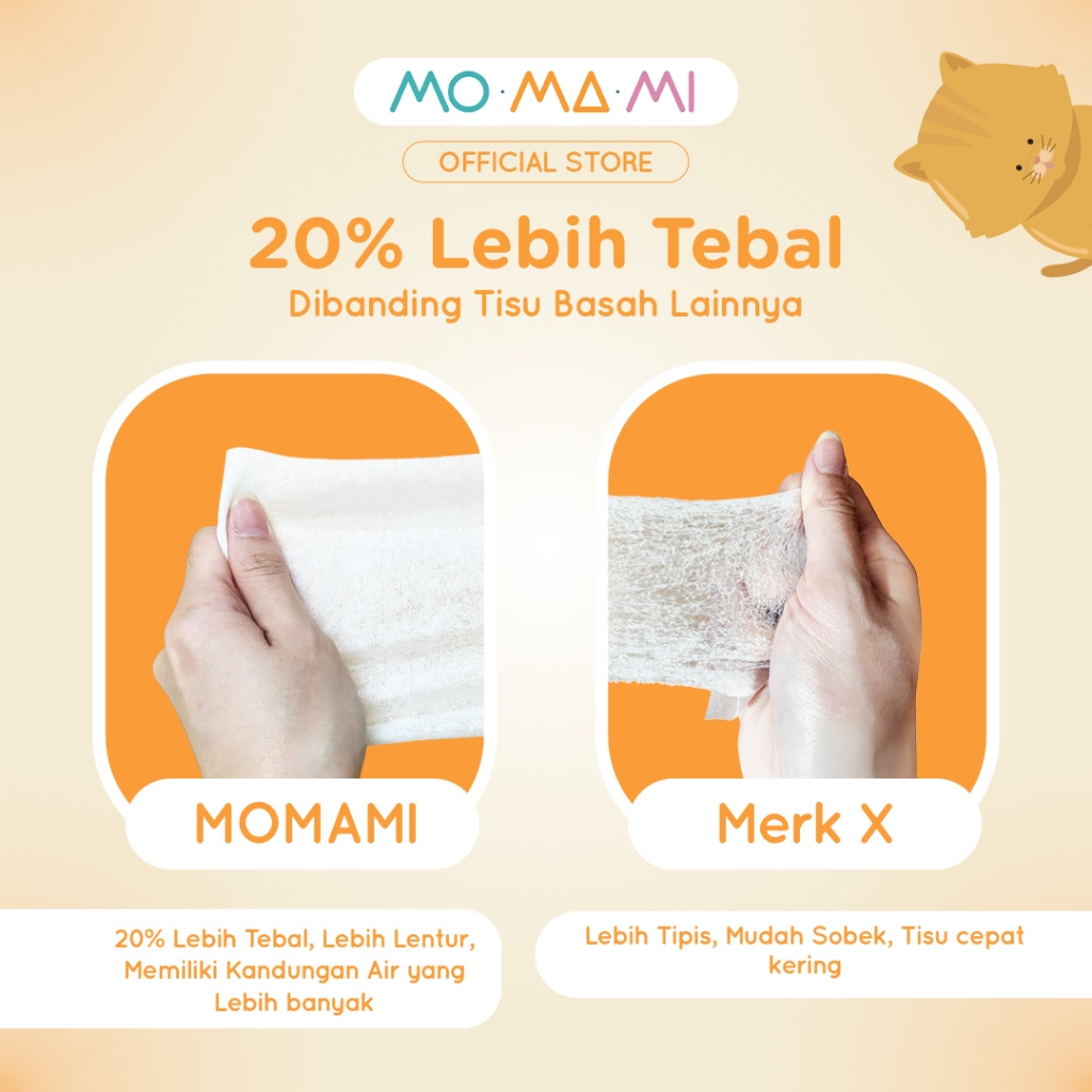 LF Beauty Manufacturing Indonesia Momami Anti-Bacterial Wipes