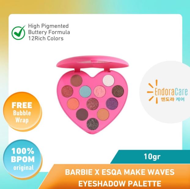 Barbie X ESQA Make Waves Eyeshadow Palette 2