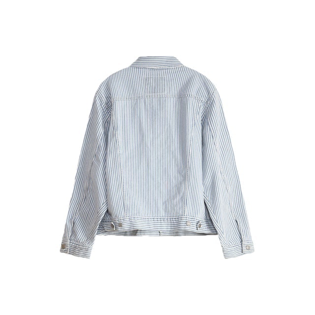 Levi's At Work Trucker Railroad Stripe Trucker 4