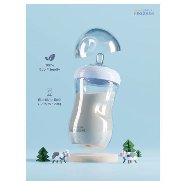 My Baby Kingdom Wide Neck Baby Bottle 3