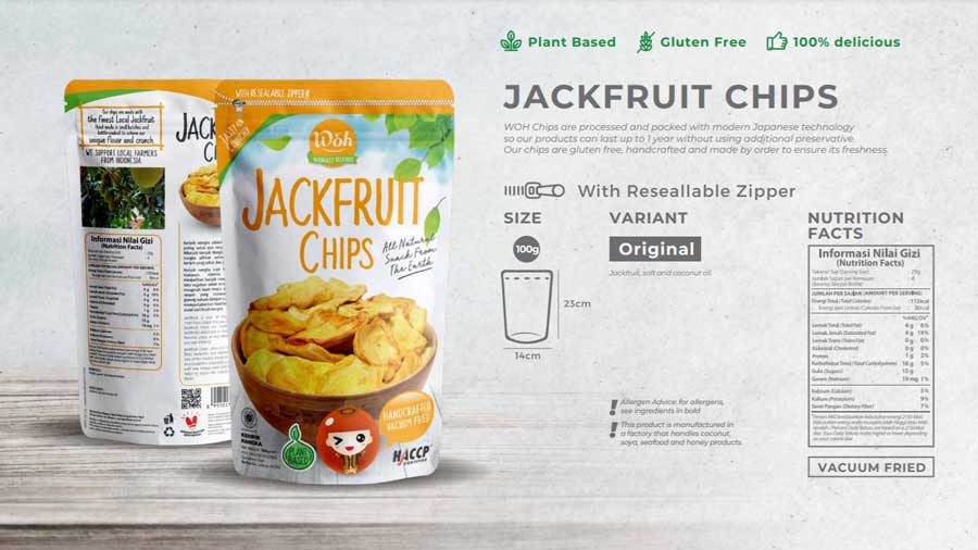 Kultiva  Woh Jackfruit Chips