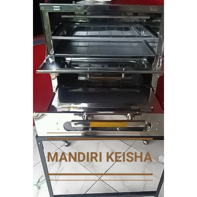  Oven Gas Stainless Multifungsi 60x55x70