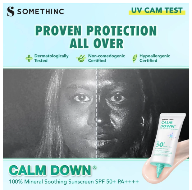 Royal Pesona Indonesia SOMETHINC Calm Down 100% Mineral Soothing Sunscreen SPF 50+ PA++++