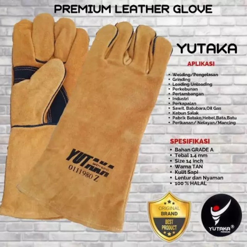 Yutaka Sarung Tangan Las 16 Inch 2