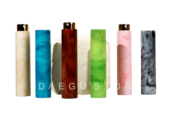 Daegu Store Botol Parfum Twist and Spray Marble/Marmer Edition