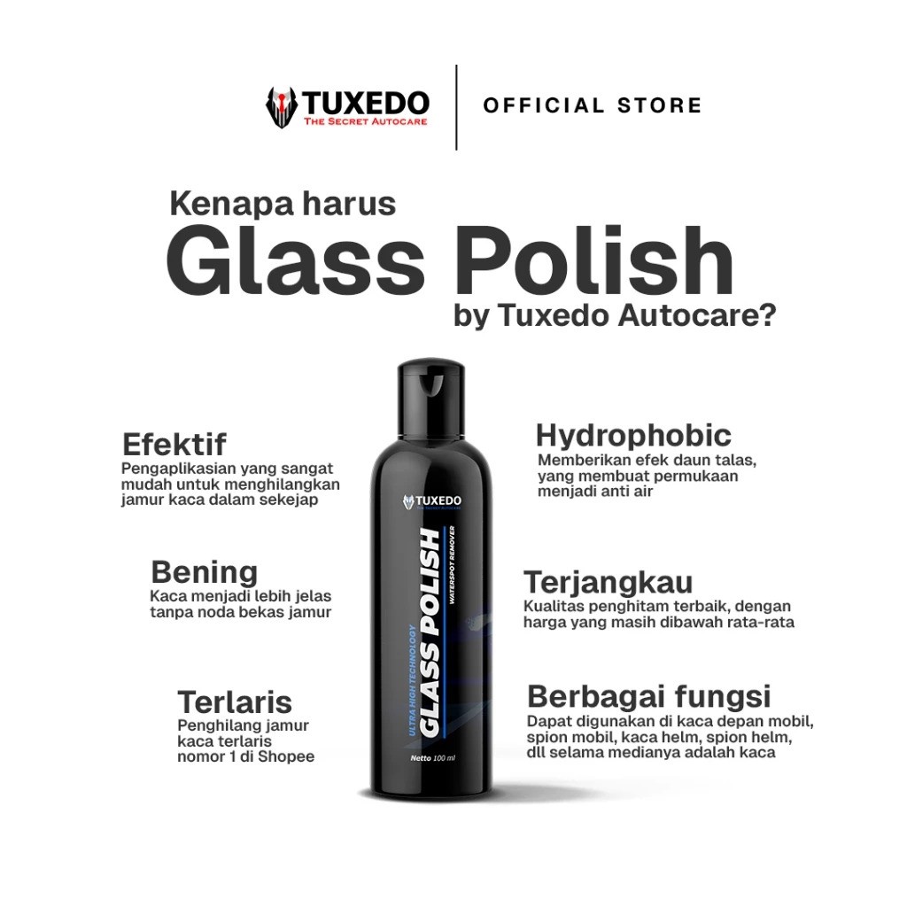 Mulyosari Group Tuxedo Autocare Glass Polish